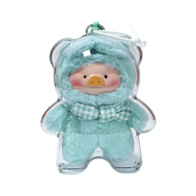 LULU Pig Vinyl Plush Doll Dedicated Transparent Acrylic Storage Dust and Dirt Protection Case