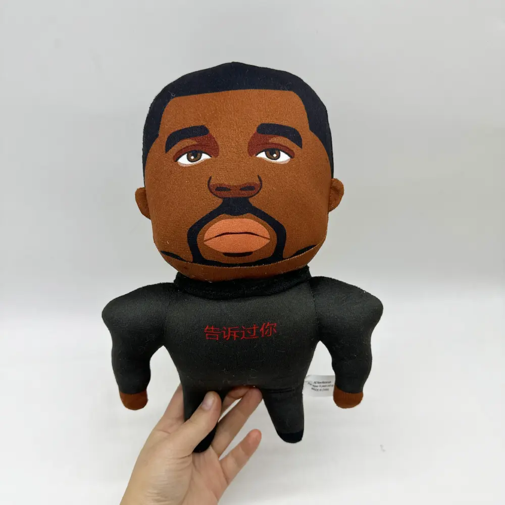 kanye I told you fun simulation cartoon muscle man high-quality stuffed plush toy Christmas plush gift doll
