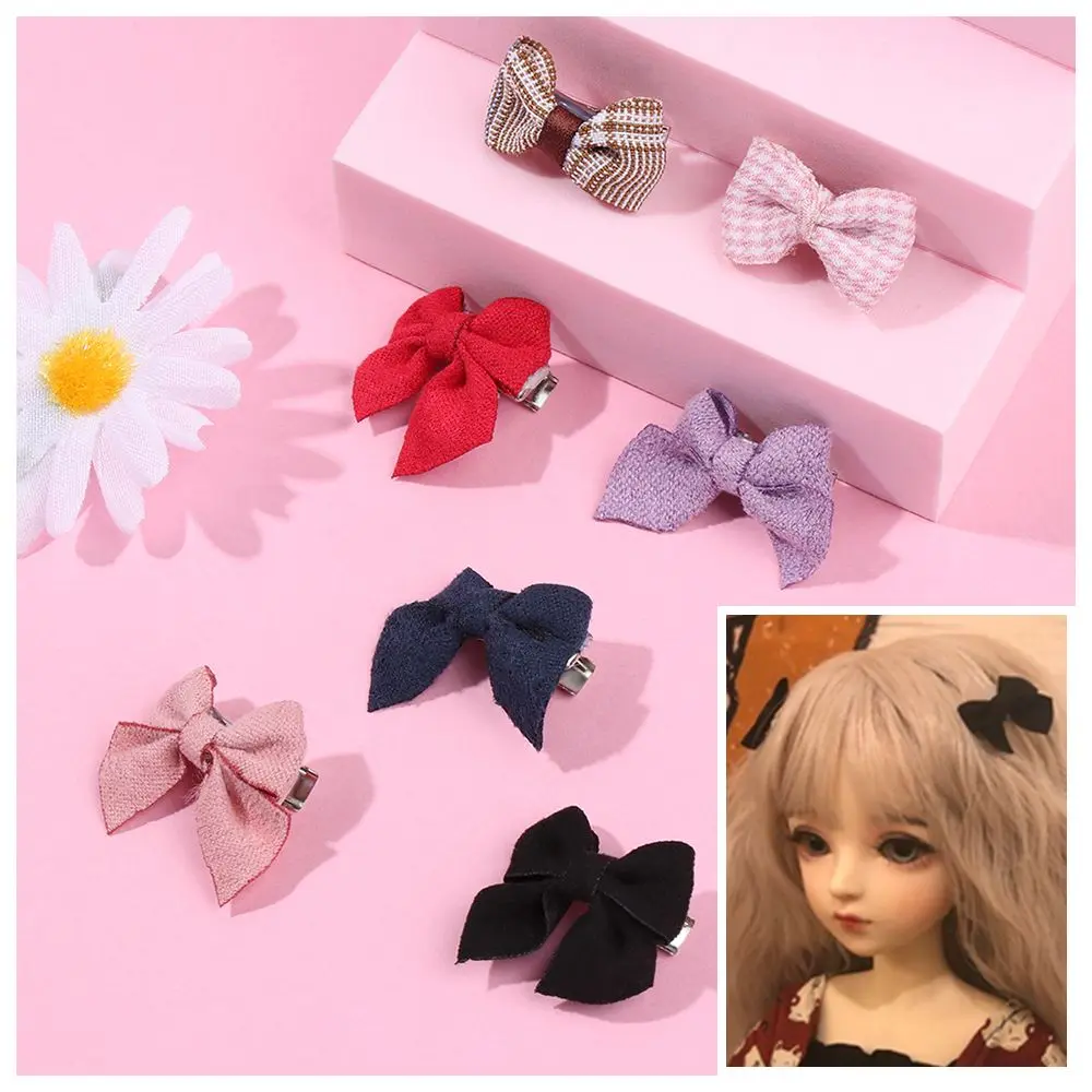 Doll 2cm Mini Bow-knot Little daisy Clip Children Hair Clip DIY Doll Accessories Doll Hairpin Headwear Girl Birthday Gift Prince