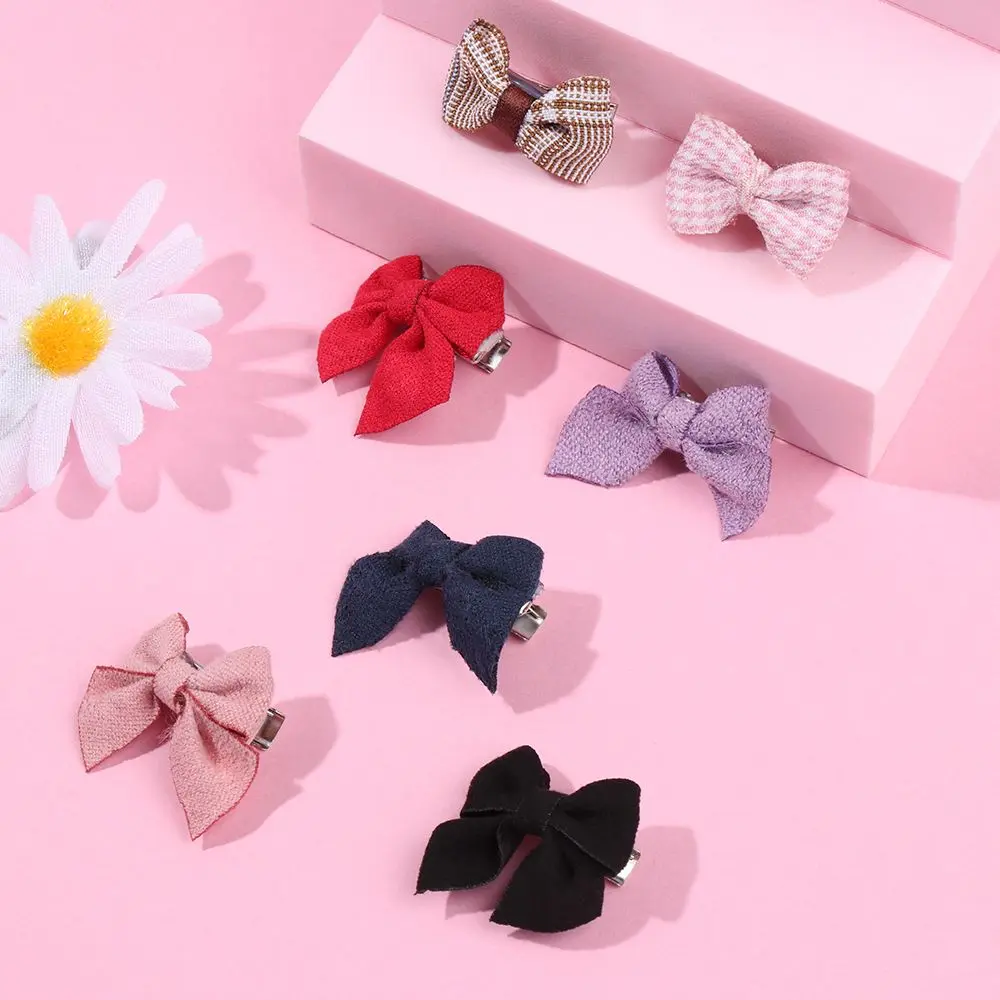 Doll 2cm Mini Bow-knot Little daisy Clip Children Hair Clip DIY Doll Accessories Doll Hairpin Headwear Girl Birthday Gift Prince