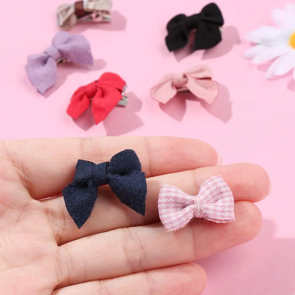 Doll 2cm Mini Bow-knot Little daisy Clip Children Hair Clip DIY Doll Accessories Doll Hairpin Headwear Girl Birthday Gift Prince