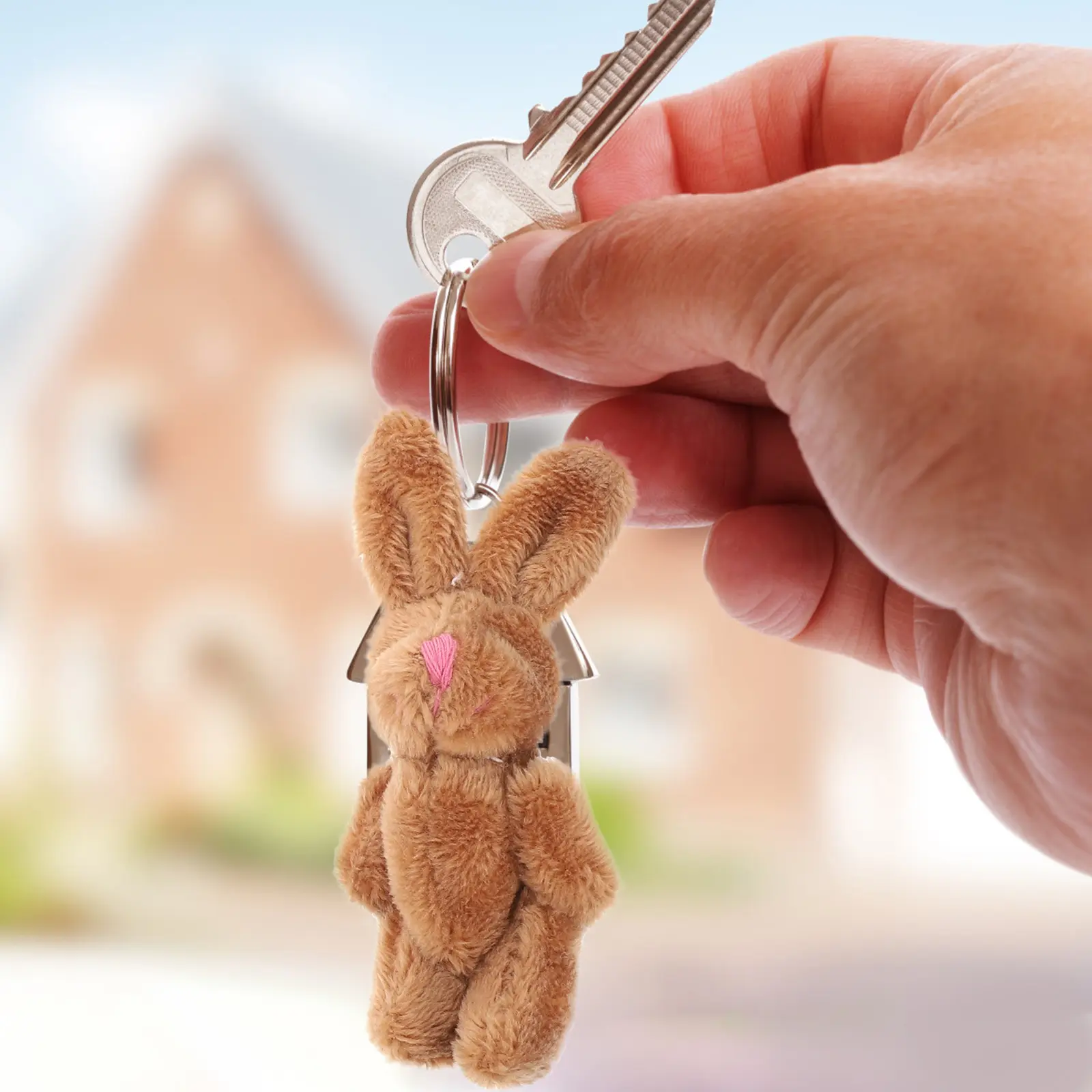 20 Pcs Mini Stuffed Bunny Rabbit Animal Keychain nament Decoration Small Cute Bunnies With Lanyard Adorable Tiny
