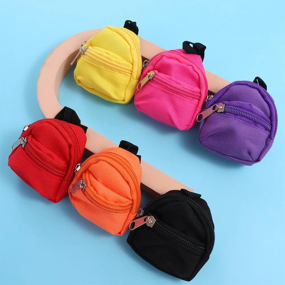 Christmas Gifts With Zipper Rucksack Kids Gifts Mini Backpack Doll Backpack Doll Bag BJD Doll Schoolbag Miniature Doll Bag