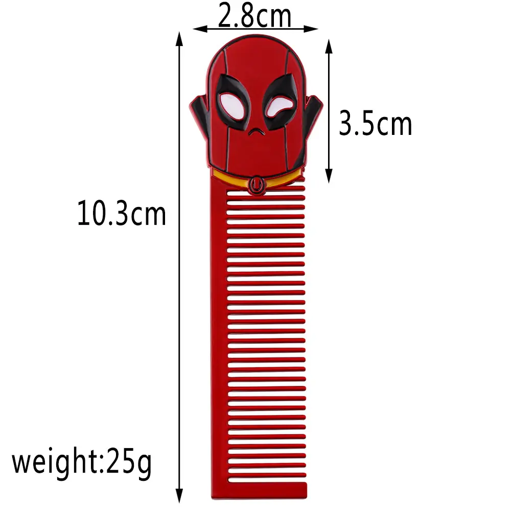 Disney cartoon Marvel characters spiderman iron man hulk captain America Creativity comb action toy figure Accessories kid gifts