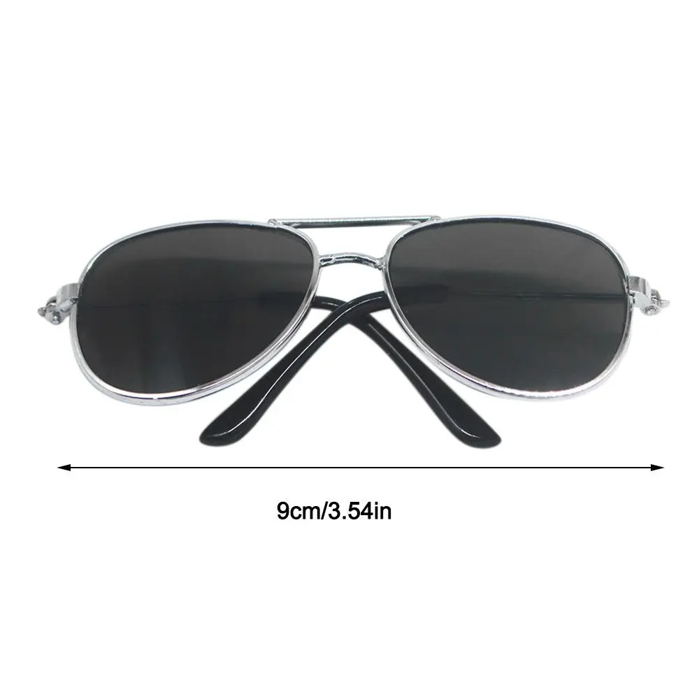 Square Frame Doll Glasses Creative Metal Plush Doll Eyeglasses Photo Prop Doll Accessories Fashion Pets Glasses for Dolls