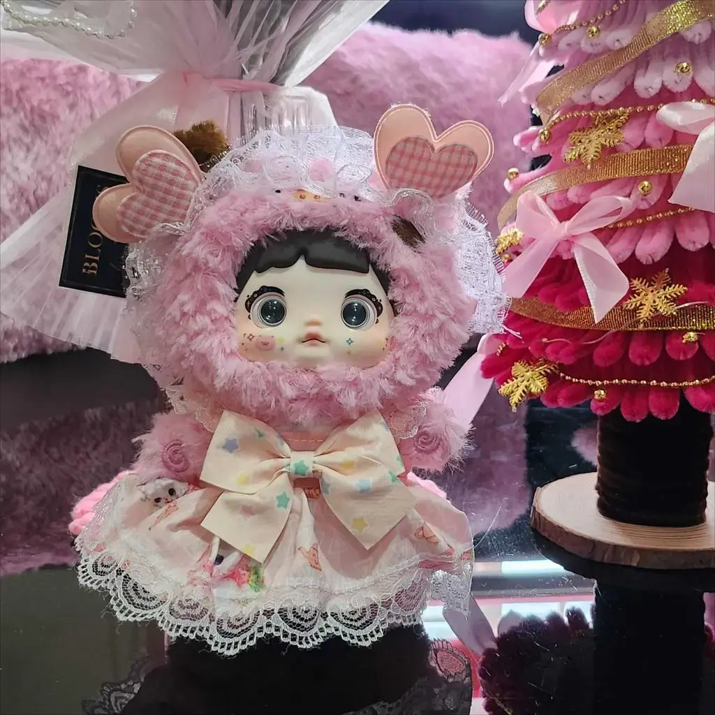 For Nommi/20Cm Cotton Doll Cute Sweet Dress 20cm Doll Up Baby Clothes Lolita Skirt for dolls decoration Fashionable clothes