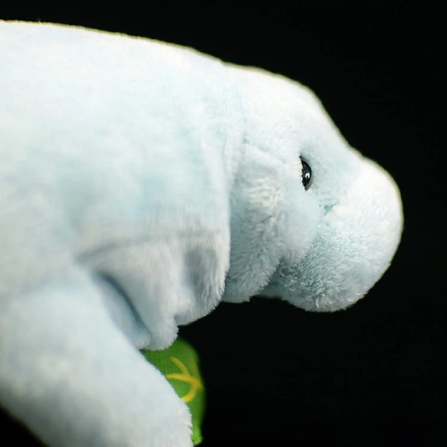 Cute Realistic Manatee Stuffed Animal Plush Toy Soft Stuffed Lifelike Simulation Sea Blue Manatee Plushie Gifts Decoration 18cm