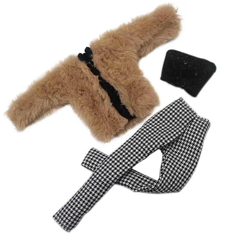 1 Set 1/6 Doll Pants Clothes Party Dress Doll Accessories Fashion Casual Suit Clothes for 30cm Barbies Doll