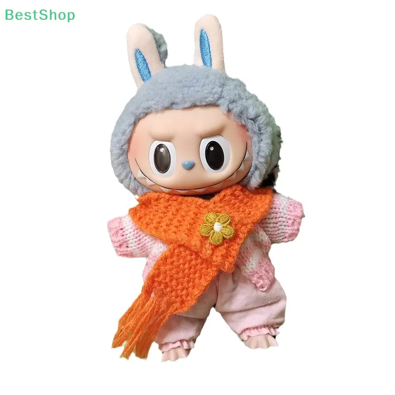〔Rebecca〕For 15cm Labubu Dolls Sweater Outfit Accessories