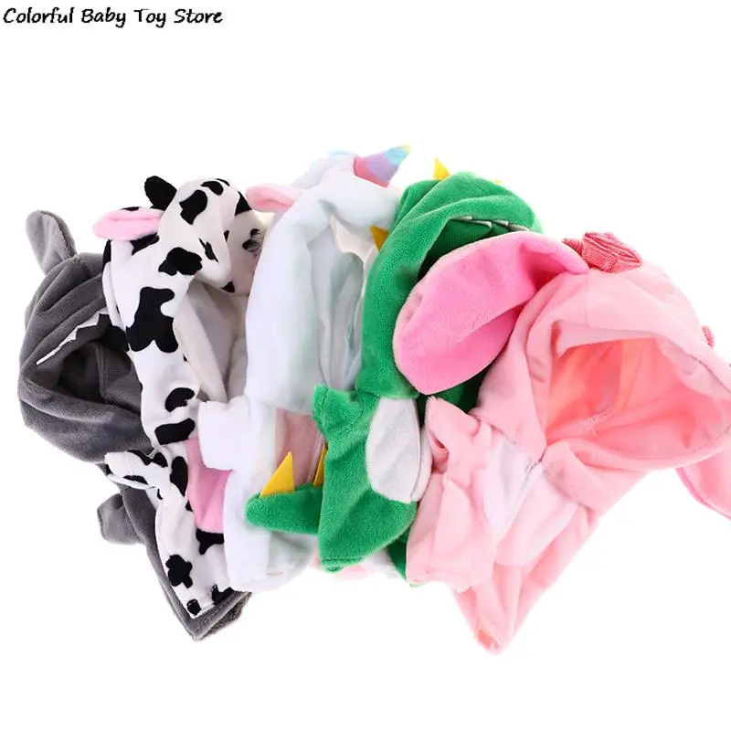 Hand-made suit 20cm Shark Dinosaur Doll Clothes Stuffed Gift Doll accessories