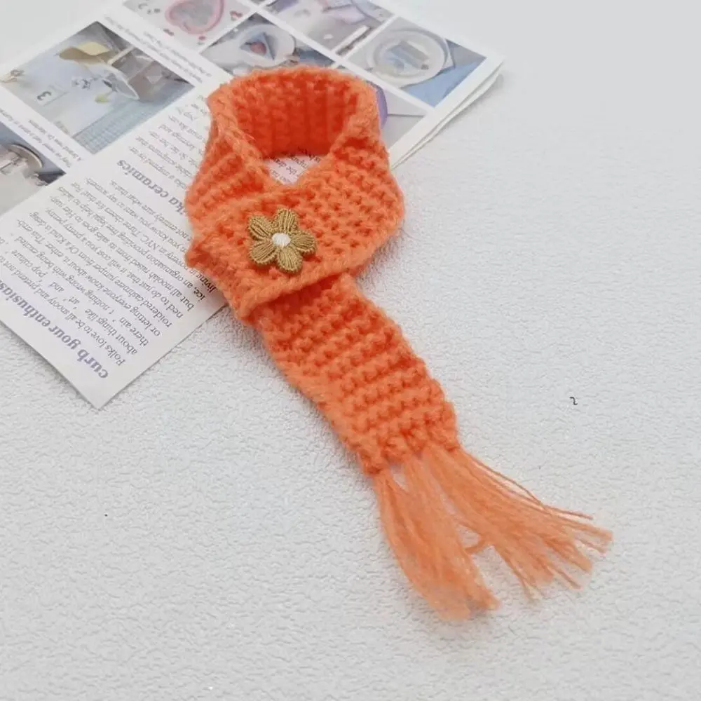Scarf Cotton Knit for Labubu BJD Cartoon Pattern doll accessories(no doll)