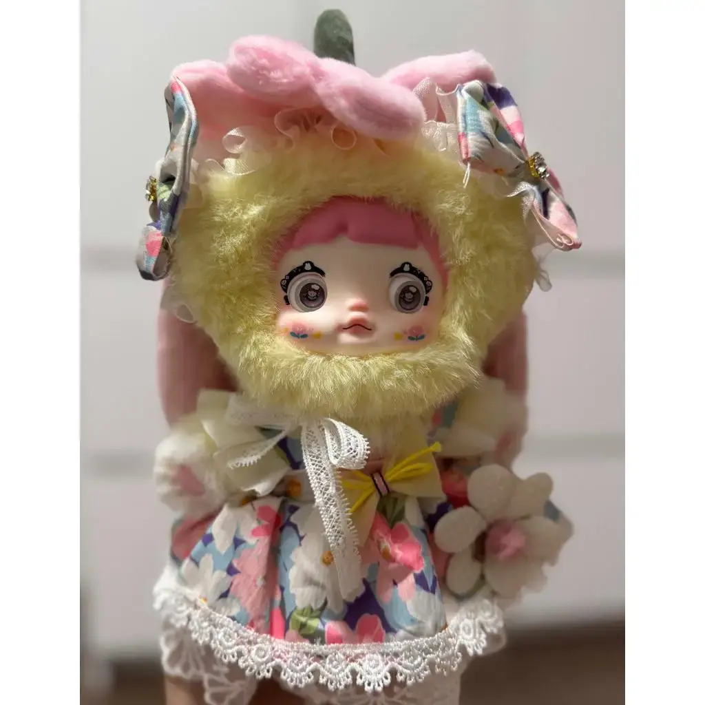 For 20cm doll cloth/ Nommi cotton doll cute and sweet Lolita dress replacememt clothes small skirt for doll cloth