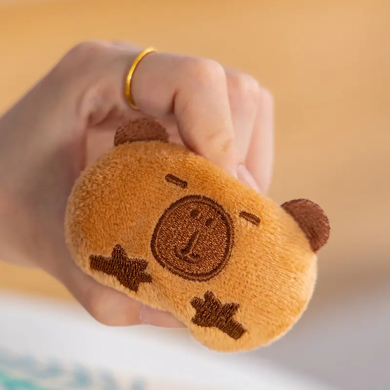Cute A Bag Of Capybara Snack Pillow Dolls Creative Otter Groundhog Plush Doll Holiday Party Decoration Birthday Gifts