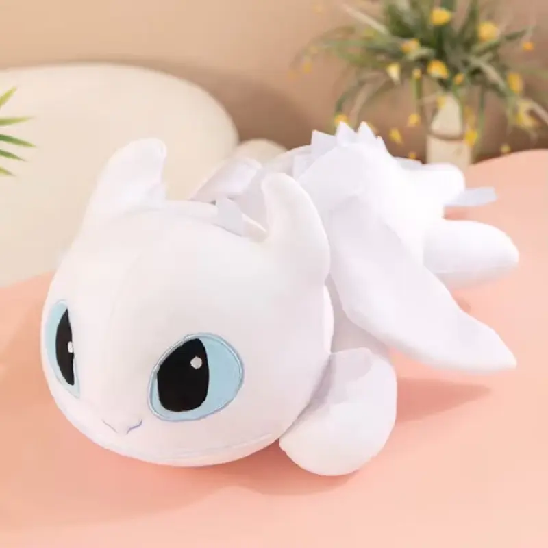 30-40cm Large Toothless Dragon Plush Body Pillow Cute Cartoon Dragon Soft Decorative Stuffed Body Pillow Anime Sleeping Cushion