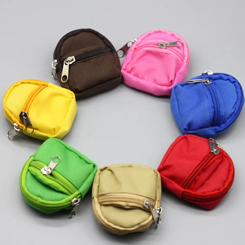 Labubu Canvas Doll Backpack - Multi-Size for 20cm Plush & 1/6 BJD Barbie Blythes Ropa Fashion Accessory