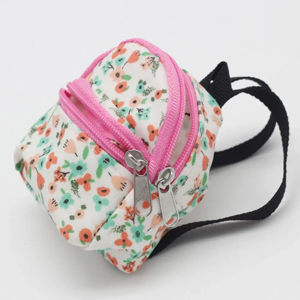 Labubu Canvas Doll Backpack - Multi-Size for 20cm Plush & 1/6 BJD Barbie Blythes Ropa Fashion Accessory
