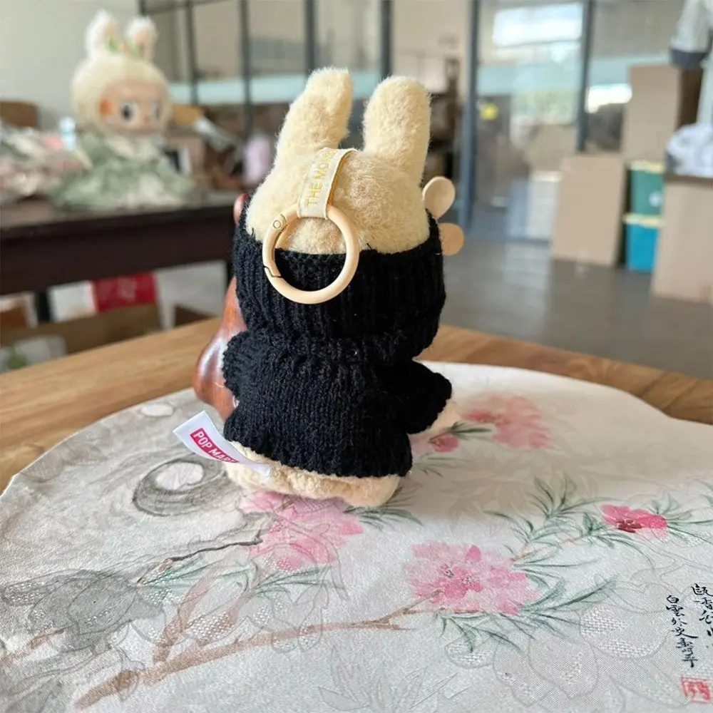 For 15-17cm V1v2 Labubu Clothes Outfit Sitting Clothes Cute Sweater Hat Outfit Accessories Fashion Dolls Accessories No Dolls