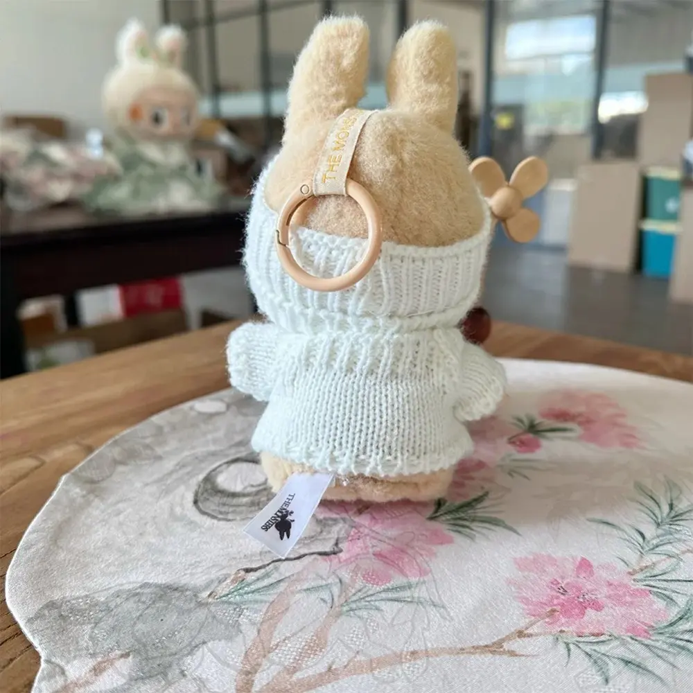 For 15-17cm V1v2 Labubu Clothes Outfit Sitting Clothes Cute Sweater Hat Outfit Accessories Fashion Dolls Accessories No Dolls