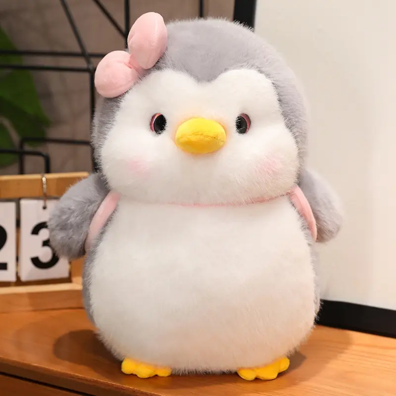 Soft Fat Penguin Plush Stuffed Toy Cute Couple Penguin Fur Doll Toy Home Decoration Toy Birthday Gift High Quality