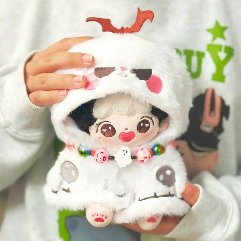 Doll Clothes for 20cm Idol Dolls Accessories Plush Doll's Clothing Floral Dress Stuffed Toy Dolls Outfit One Piece Clothes