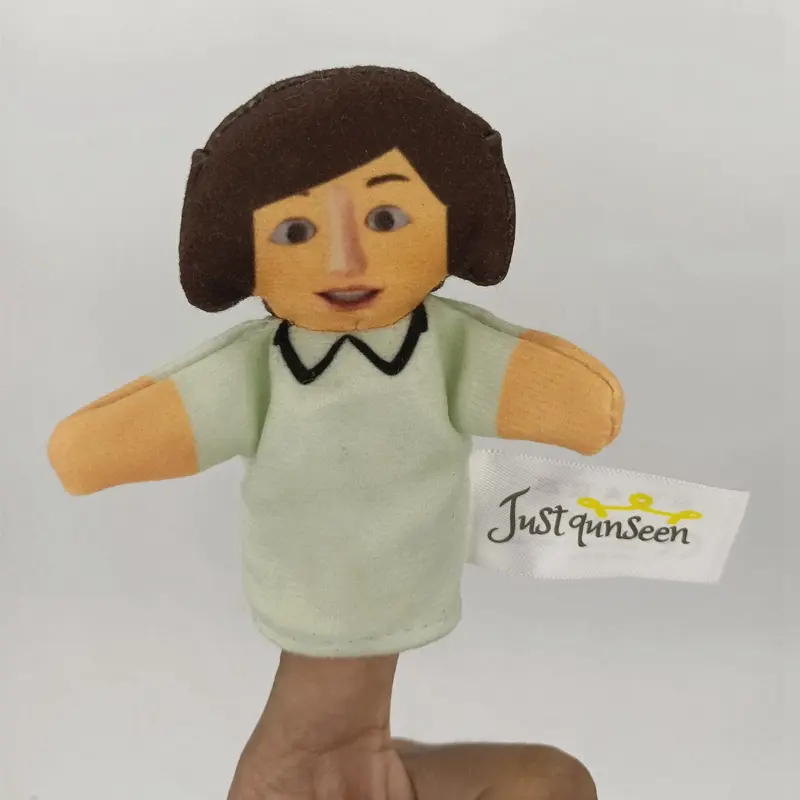 New Finger Puppets Baby Animals Plush Doll Hand Cartoon Family Hand Puppet Cloth Theater Educational Toys for Kids Gifts