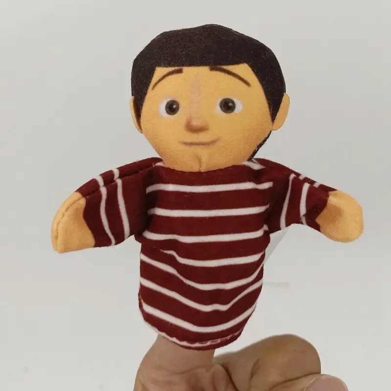 New Finger Puppets Baby Animals Plush Doll Hand Cartoon Family Hand Puppet Cloth Theater Educational Toys for Kids Gifts