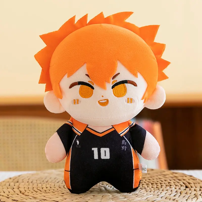 23cm Kawaii Haikyuu Plush Toy Volleyball Stuffed Anime Cotton Doll Hinata Shoyo Tobio Kageyama Fans Kids Boys Birthday Gift