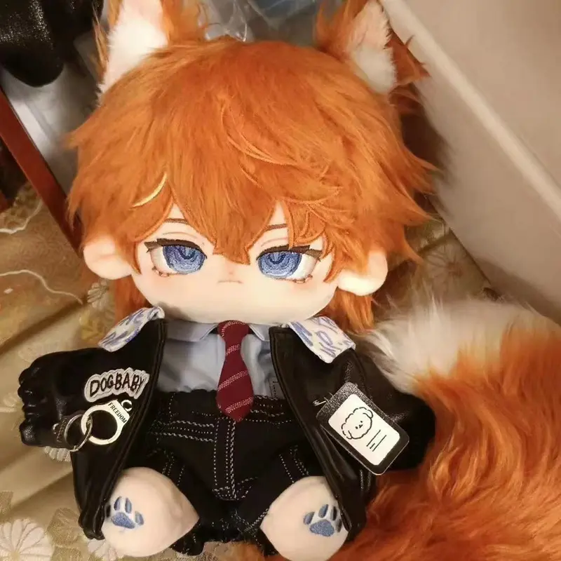 20cm Cute Cotton Doll Toys Stuffed Genshin Impact Tartaglia Ajax Idol Doll for Friends Adults Collectible Dress-up Dolls