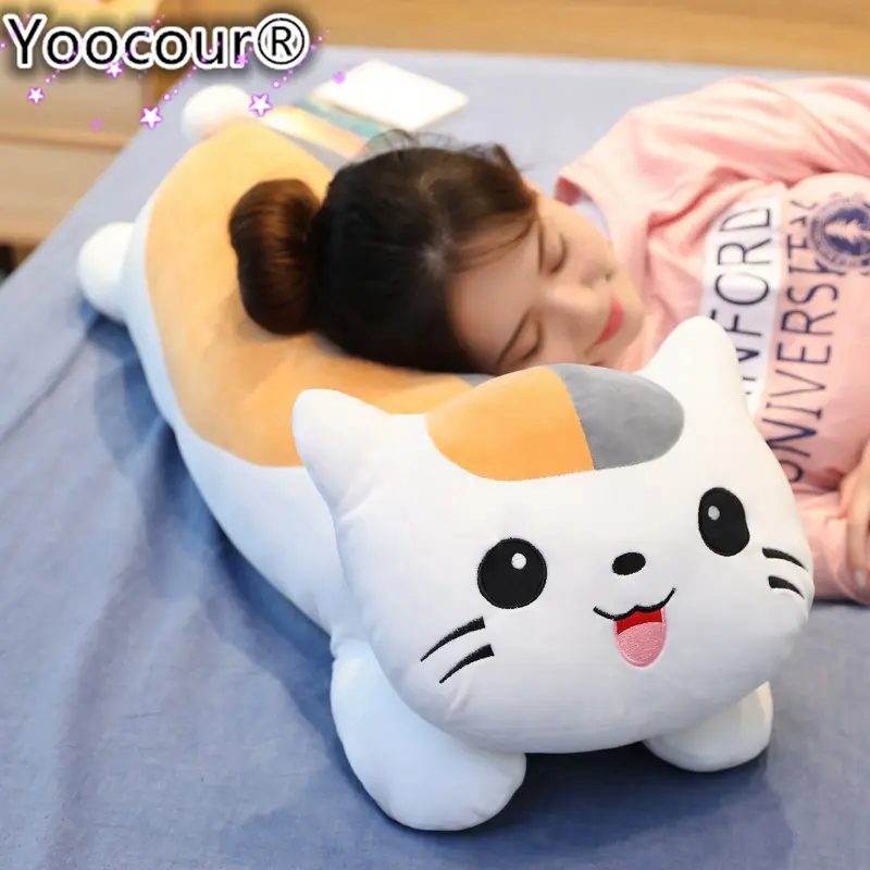 50/70/85/105cm Natsume Yuujinchou Nyanko Sensei Anime Cat  Plush Doll Toy Cat Pillow Birthday Christmas Gift For Children Kids