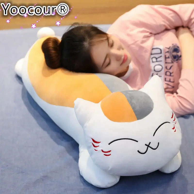 50/70/85/105cm Natsume Yuujinchou Nyanko Sensei Anime Cat  Plush Doll Toy Cat Pillow Birthday Christmas Gift For Children Kids