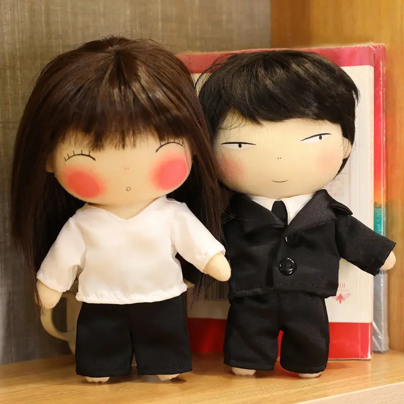 High Quality Korean Dramas TV The Office Blind Date Couple Plush Toy A Business Proposal Doll Girls Pledge Love Wedding Gift