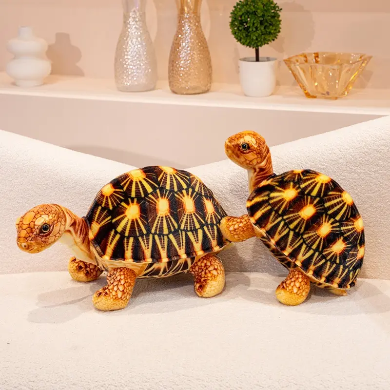 Cute Baby Super Green Simulation Stuffed Tortoise Realistic Sea Turtle Animal Plush Baby Toy Gift Hot Sale Home Decoration Gift