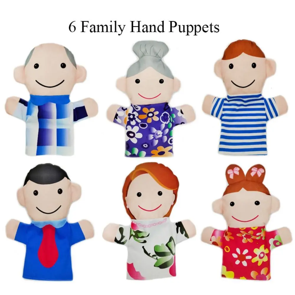 Family Members Hand Puppets For Family Members Plush Toy 12 Types Family Members Hand Puppets Dolls Stuffed Toy
