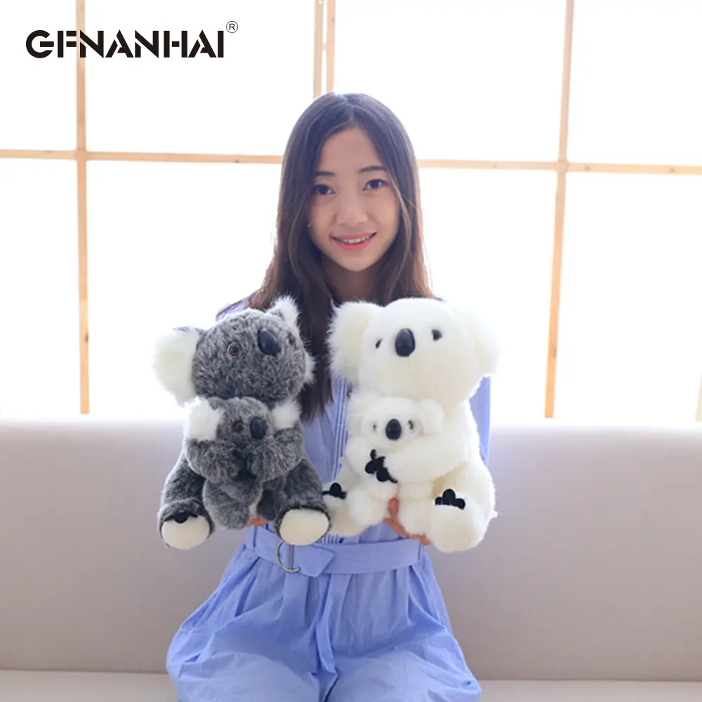 1pc Kawaii Australia Koalas Plush Toy  Stuffed Animals Mother and child Koala Doll Infant Girls Toys Birthday Gift Home Decor