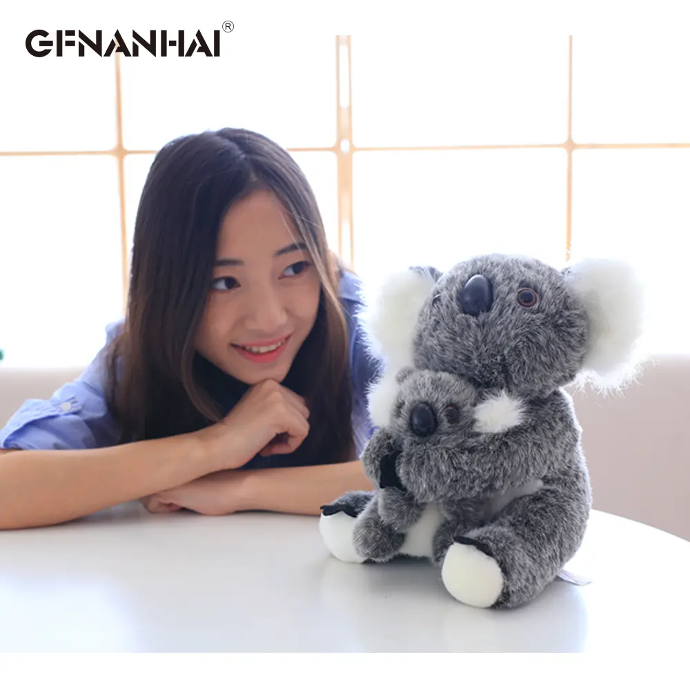1pc Kawaii Australia Koalas Plush Toy  Stuffed Animals Mother and child Koala Doll Infant Girls Toys Birthday Gift Home Decor