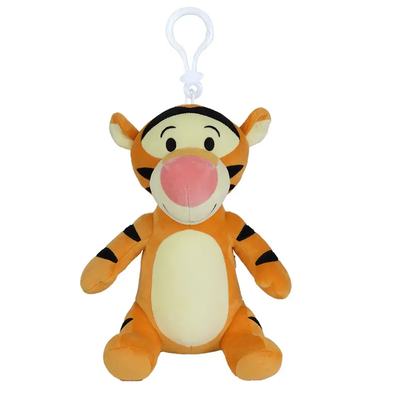 Original Disney Stitch Tigger Piglet Eeyore Win Keychain and Bag Pendant Anime Figure Lilo & Stitch Stuffed Animals & Plush Toys