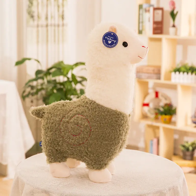 28-55CM Cute Alpaca Stuffed Plush Toy Kids Soft Cotton Animal Plush Doll Pillow Children Bedroom Decor Kid Adult Christmas Gift