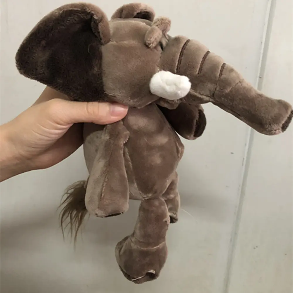 25cm Cute Jungle Animal Plush Toys Stuffed Lion Elephant Giraffe Monkey Plush Doll Toys for Kids Baby Children Birthday Gift