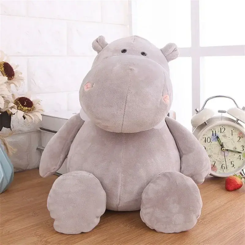 25CM Kawaii Jungle Animal Plush Toys Forest Animal Plush Dog Zebra Elephant Lion Fox Giraffe Children's Toys Doll Birthday Gift