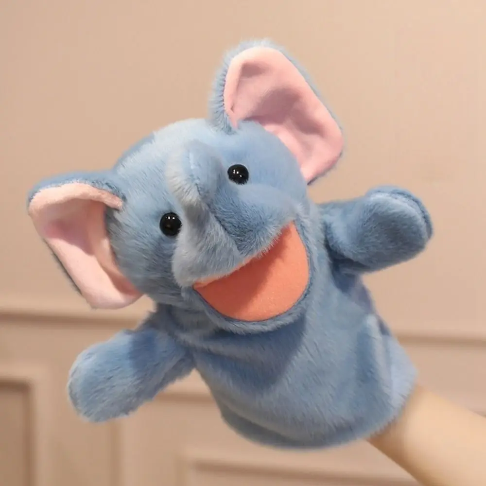 Frog Animal Hand Puppet Storytelling Movable Mouth Stuffed Plush Shark Toys Duck Early Education Hand Finger Story Puppet