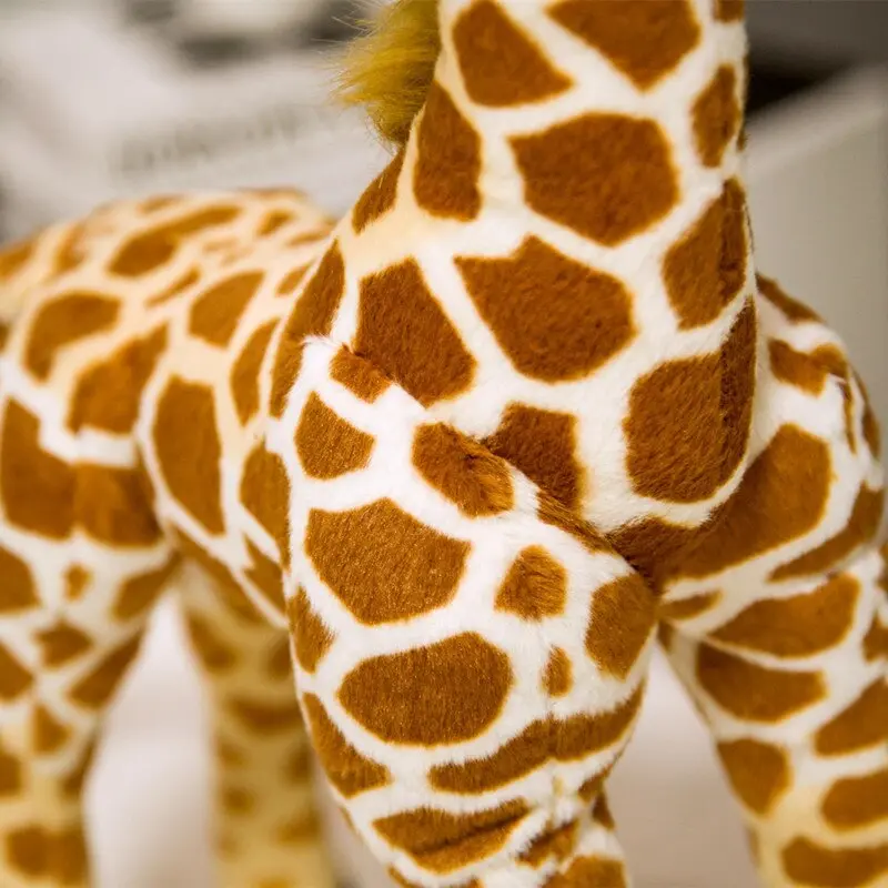 1pc 40CM Cute Simulation Giraffe Plush Toys Kids Baby Lovely Real Life Animal Dolls Children's Room Decoration Birthday Gifts