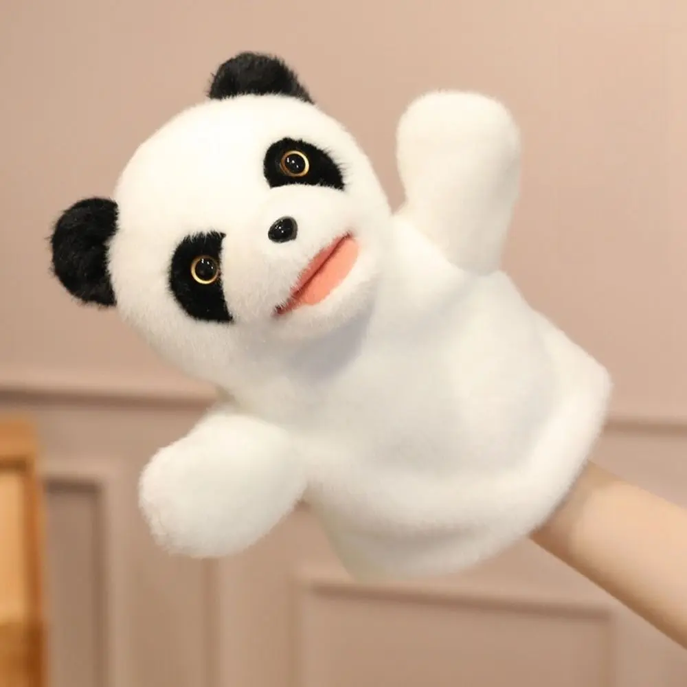 Frog Animal Hand Puppet Duck Storytelling Stuffed Plush Shark Toys Movable Mouth Early Education Hand Finger Story Puppet