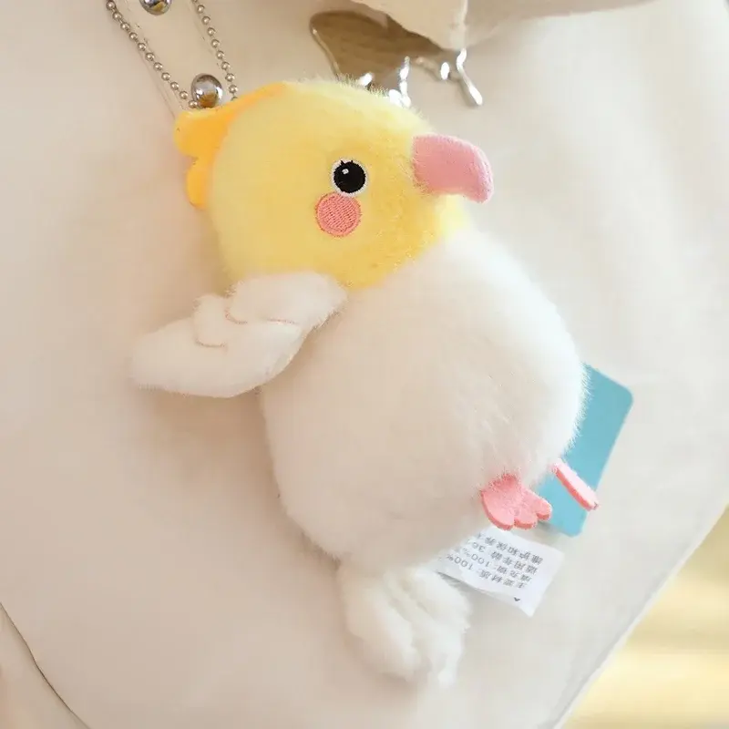 Simulation 10 Styles Birds Plush Toy Kawaii Stuffed Animal Realistic Tit Sparrow Cute Lifelike Bird's-nest Soft Backpack Pendant