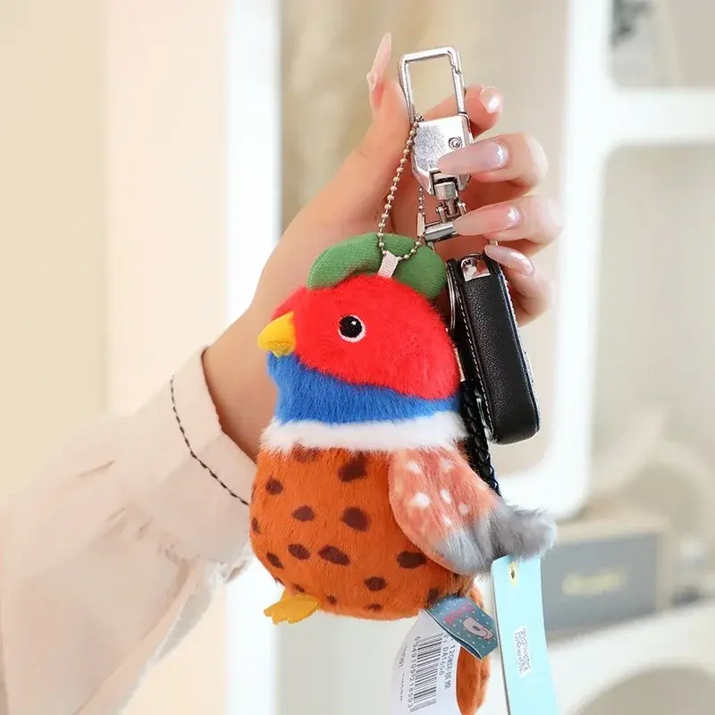 Simulation 10 Styles Birds Plush Toy Kawaii Stuffed Animal Realistic Tit Sparrow Cute Lifelike Bird's-nest Soft Backpack Pendant