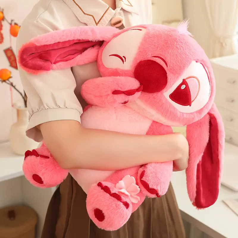 Kawaii Disney Sakura Stitch Plush Toys Kawaii Soft Disney Pink Sakura Stitch Stuffed Doll Anime Movie Xmas Gift