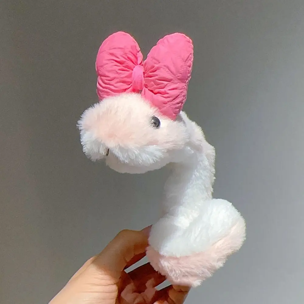 Plush Year of The Snake Plush Toy Wrap Around Arm Soft Snake Stuffed Plush Doll Cartoon Comfort Snake Animal Doll Car Decor