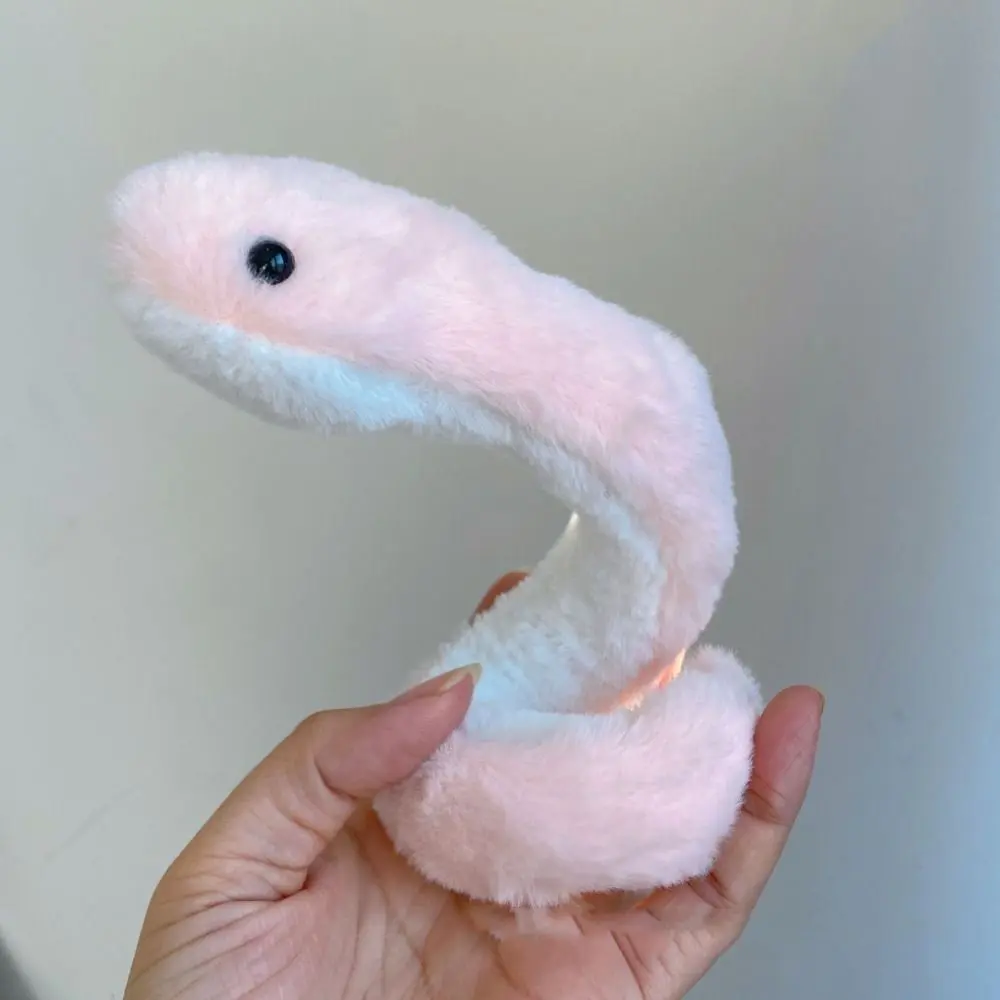 Plush Year of The Snake Plush Toy Wrap Around Arm Soft Snake Stuffed Plush Doll Cartoon Comfort Snake Animal Doll Car Decor