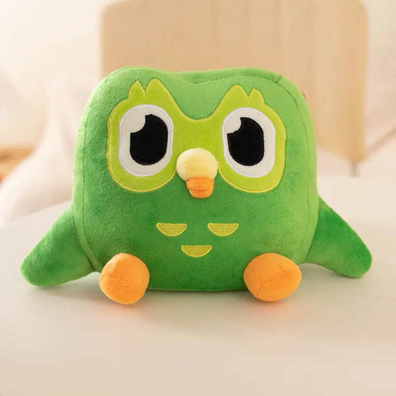 Kawaii Green Owl Plush Toy Plushie of The Owl Cartoon Cute Doll Soft Stuffed Animal Toy Kid Adult Birthday Gift 30CM