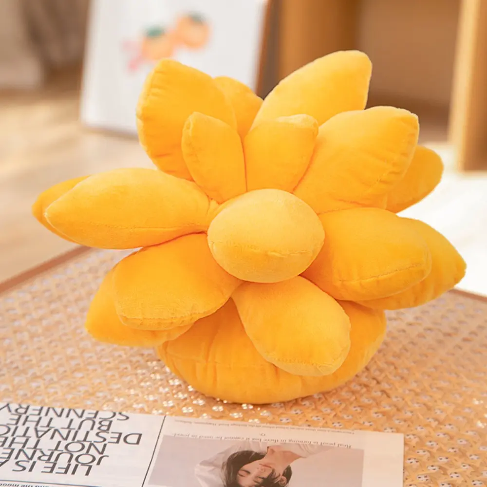 Children Simulation Botany Plush Toy Decorate Mini Stuffed Succulents Doll Cartoon Cute Succulents Plush Pillow Home Decor