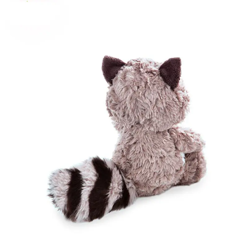 25cm Raccoon Plush Toy For Kids Lovely Soft Stuffed Animals Doll New Year Christmas Gift For Toddler Baby